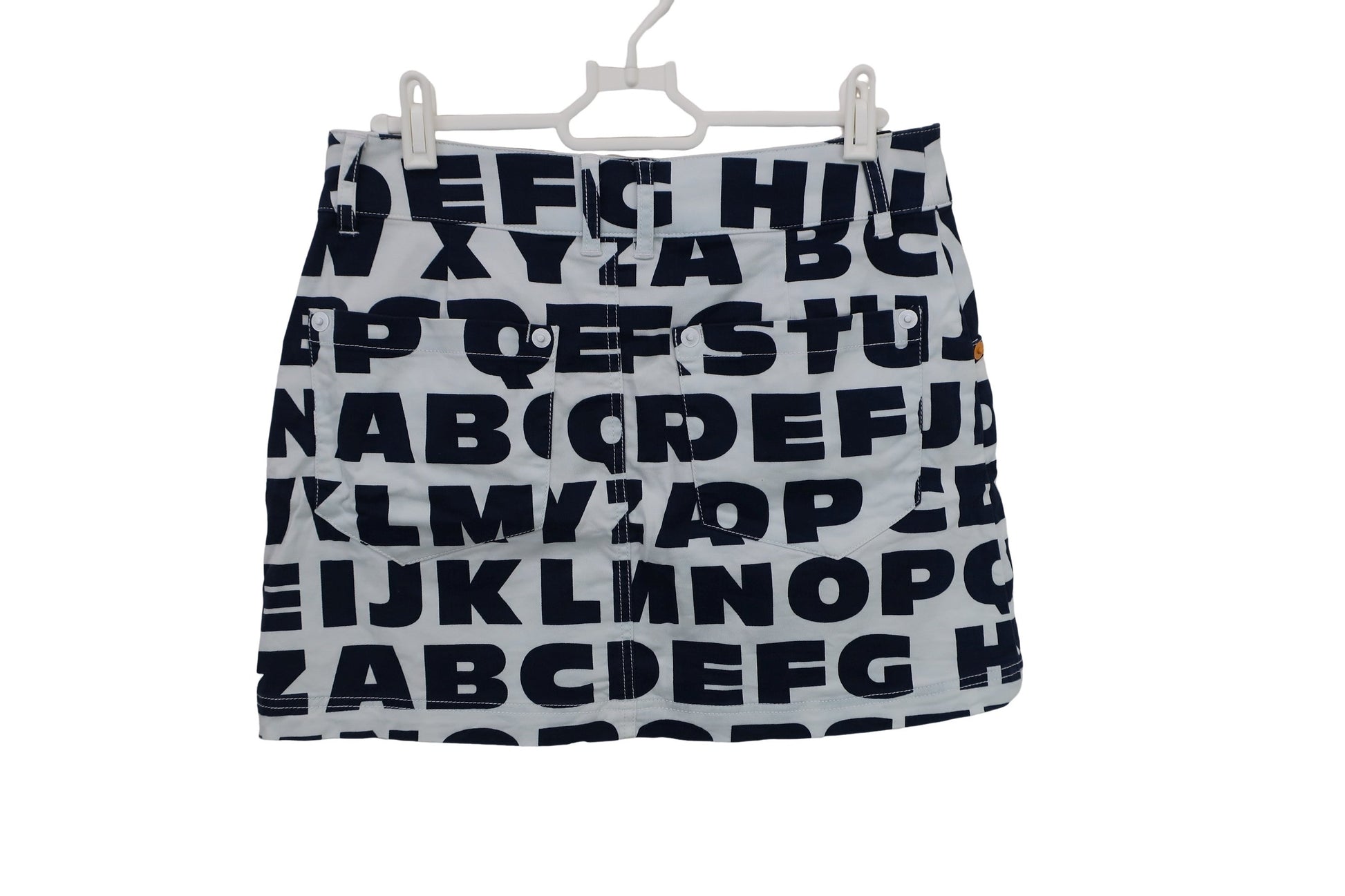 le coq sportif(ルコックスポルティフ) スカート グレーネイビー文字柄 レディース 9 A