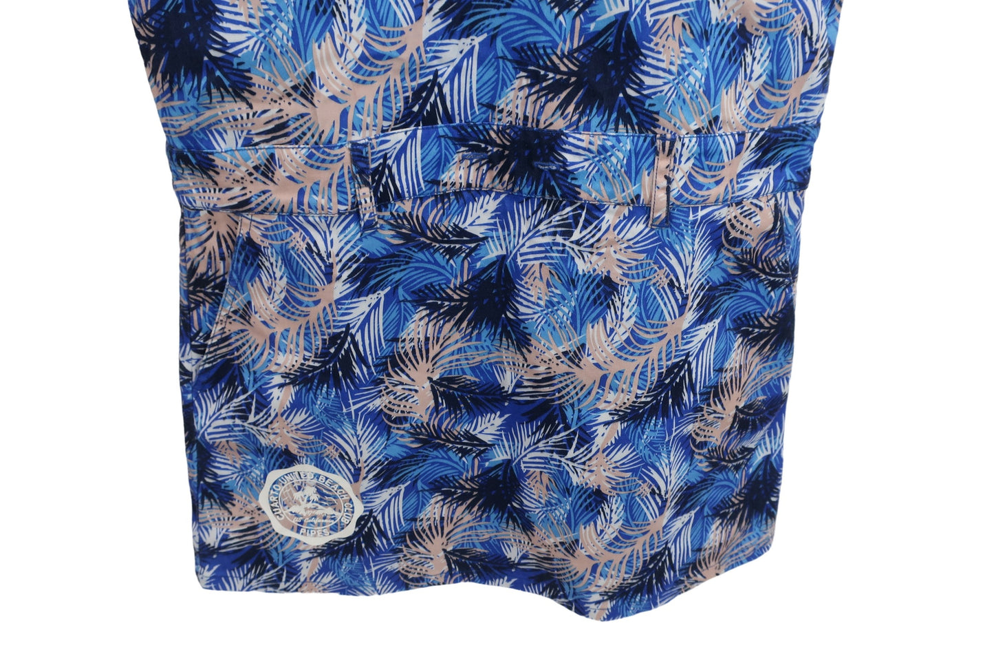 Cuarto UNITED(クアルトユナイテッド) ワンピース 青系総柄 レディース L A