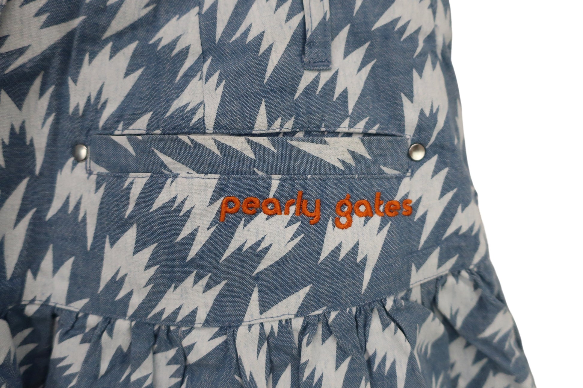 PEARLY GATES(パーリーゲイツ) スカート 青白総柄 レディース 0 055-134600 B