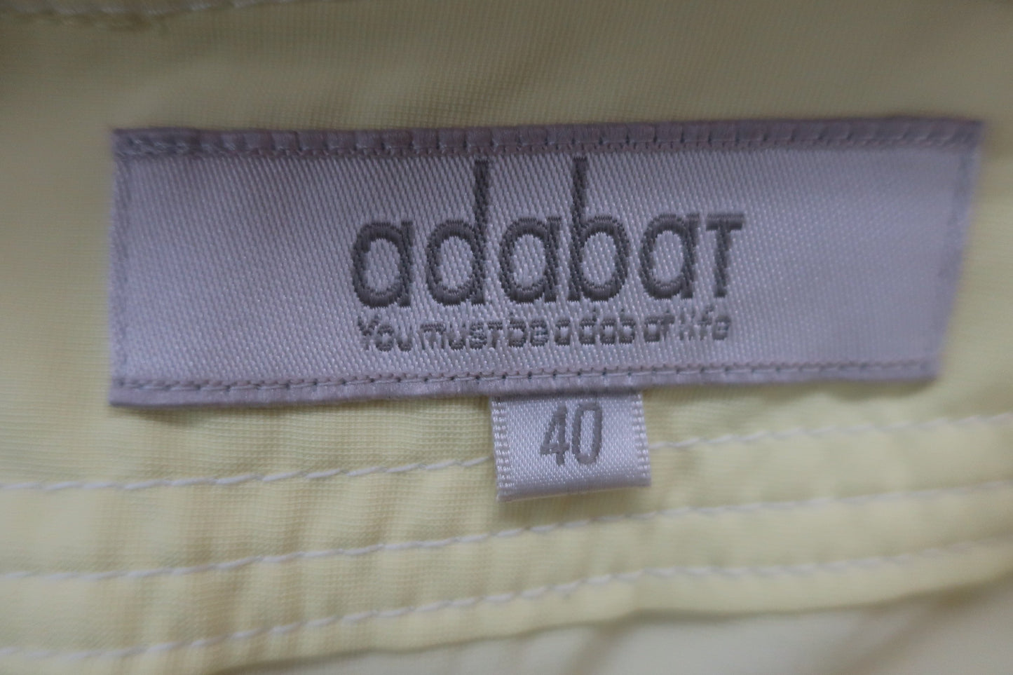 adabat(アダバット) スカート 黄色 レディース 40 A