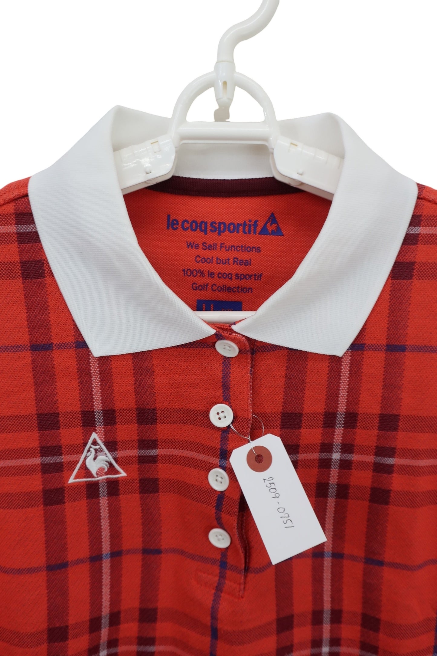 le coq sportif(ルコックスポルティフ) ポロシャツ オレンジ レディース LL A