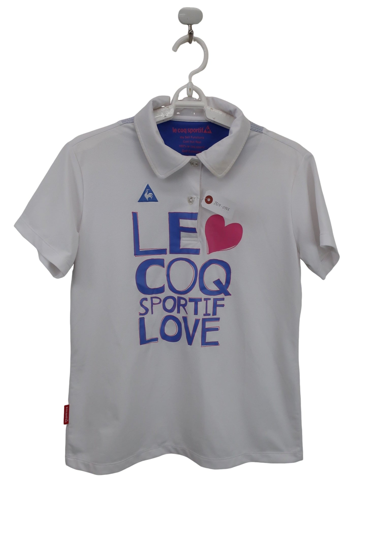 le coq sportif(ルコックスポルティフ) ポロシャツ 白 レディース LL B