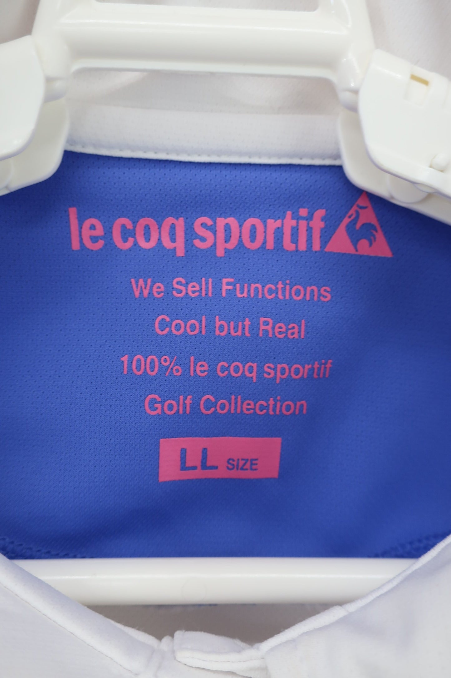 le coq sportif(ルコックスポルティフ) ポロシャツ 白 レディース LL B