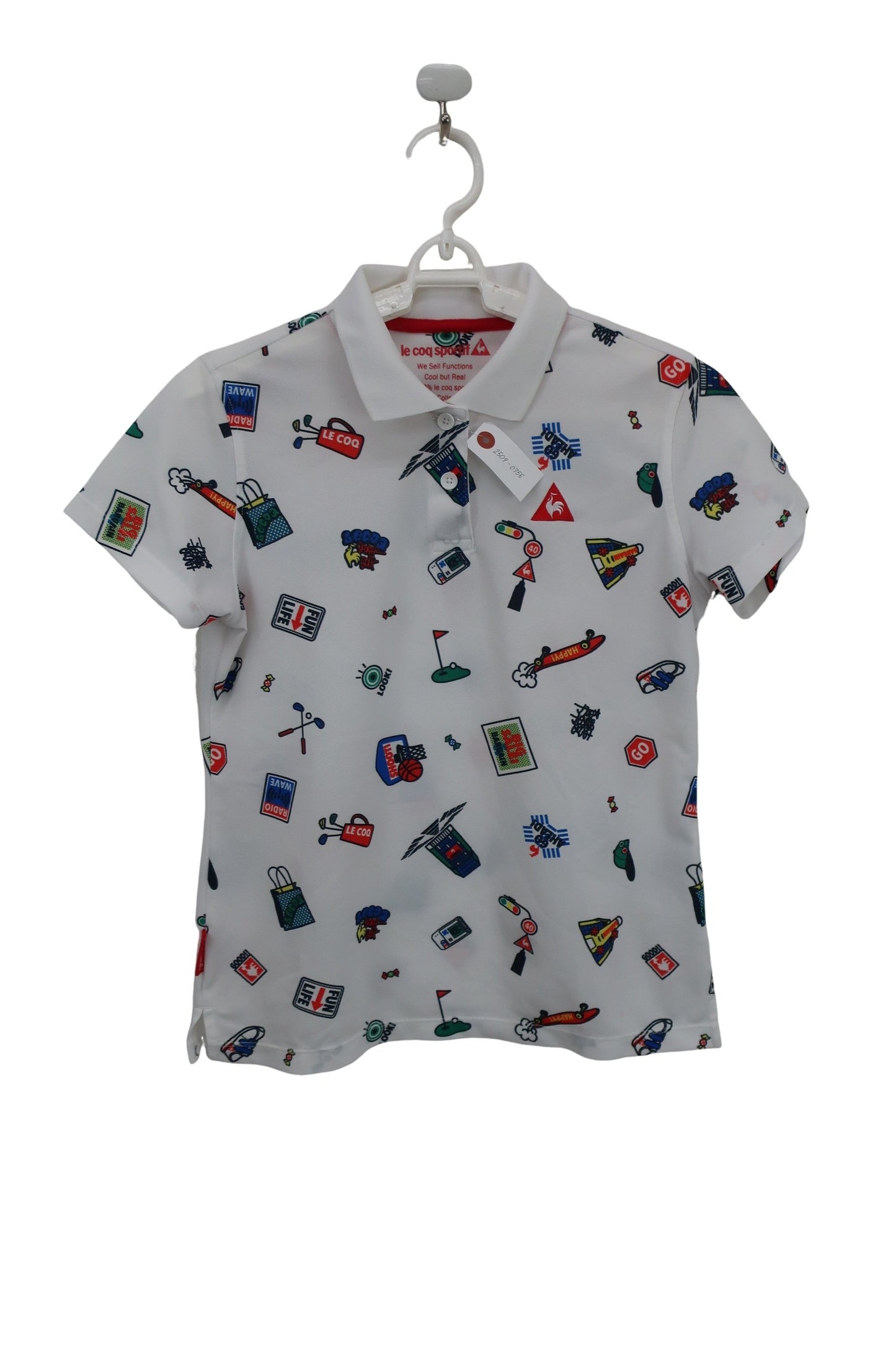 le coq sportif(ルコックスポルティフ) ポロシャツ 白 レディース L A