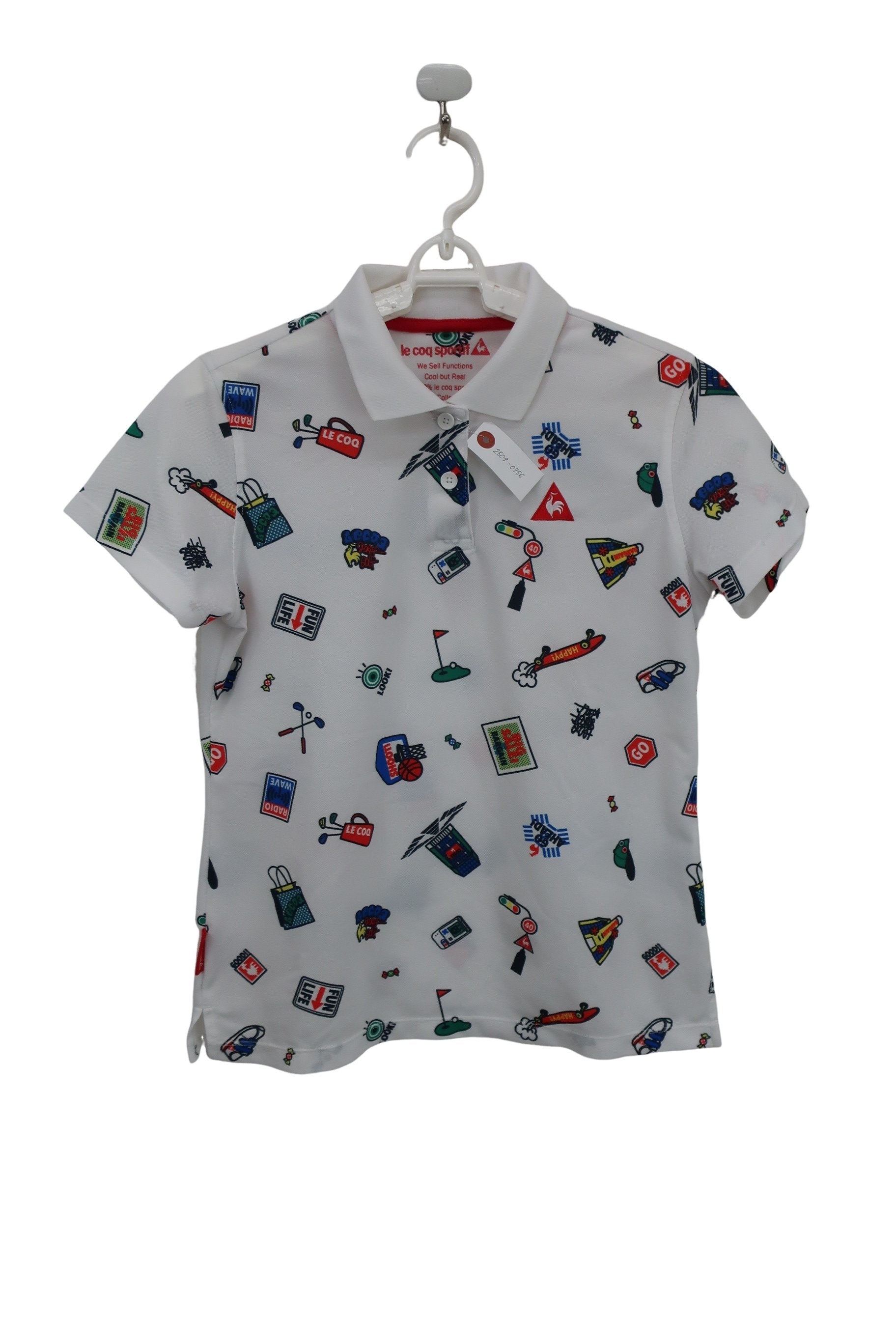 le coq sportif(ルコックスポルティフ) ポロシャツ 白 レディース L A