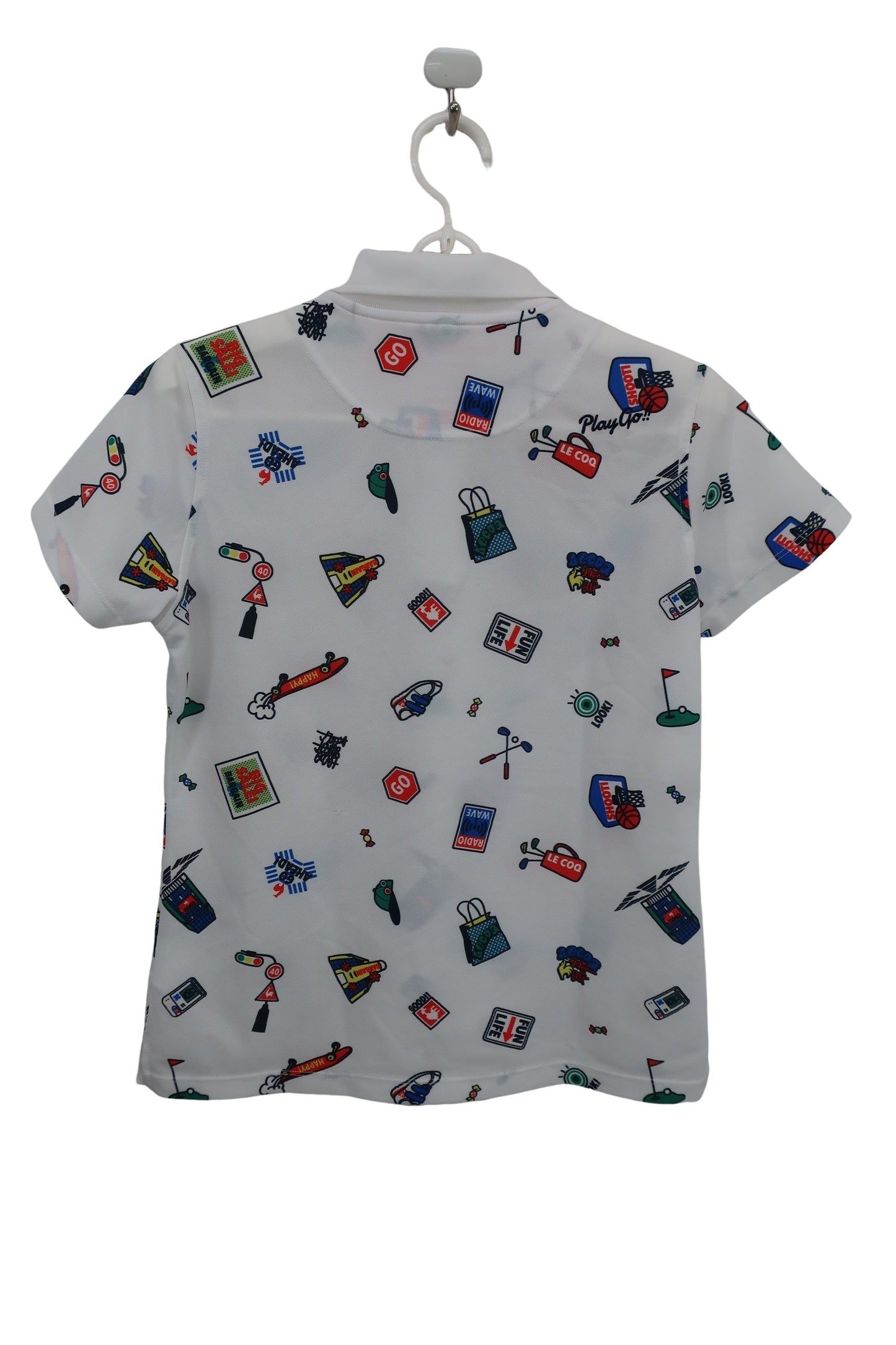 le coq sportif(ルコックスポルティフ) ポロシャツ 白 レディース L A