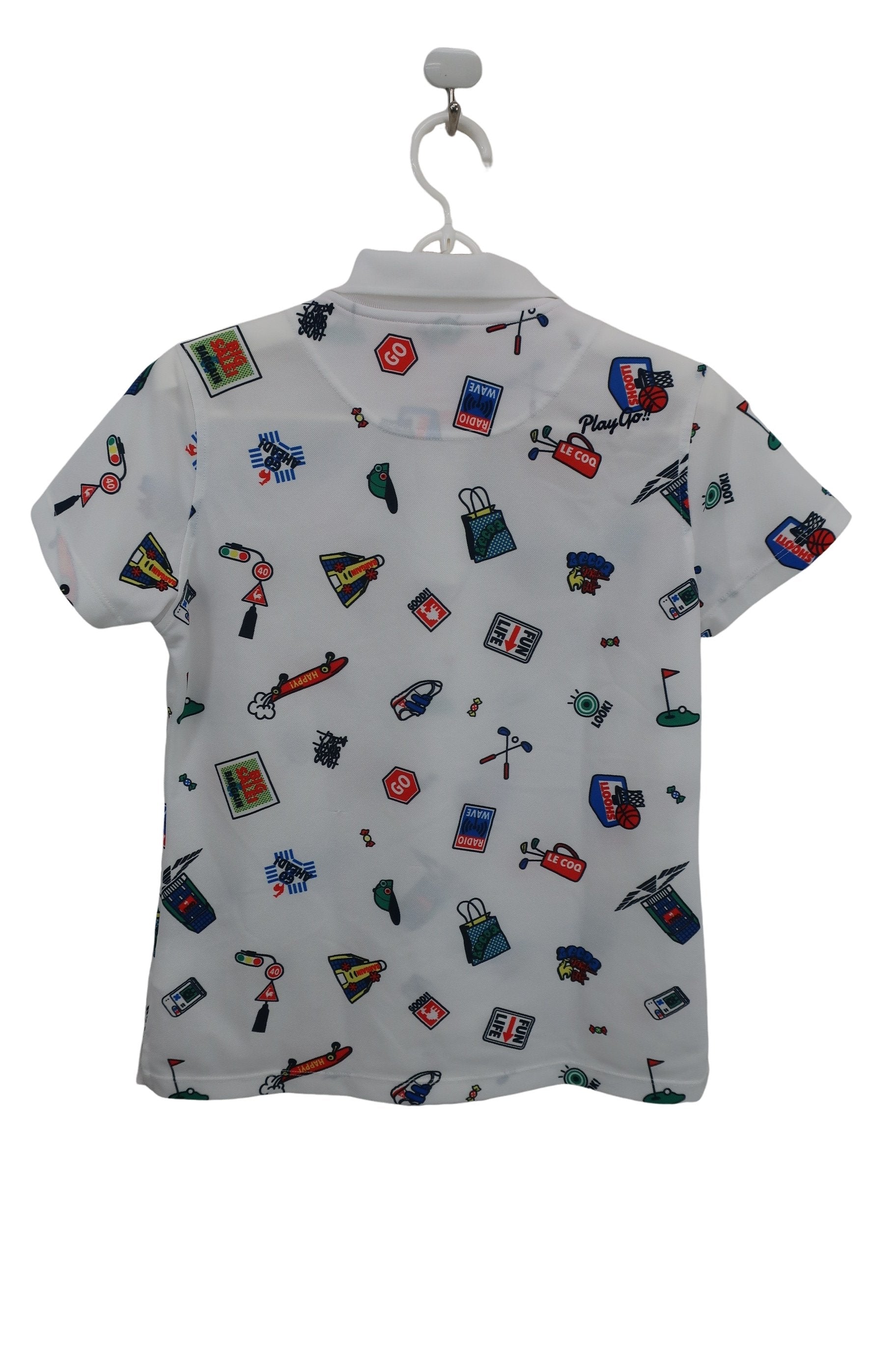 le coq sportif(ルコックスポルティフ) ポロシャツ 白 レディース L A