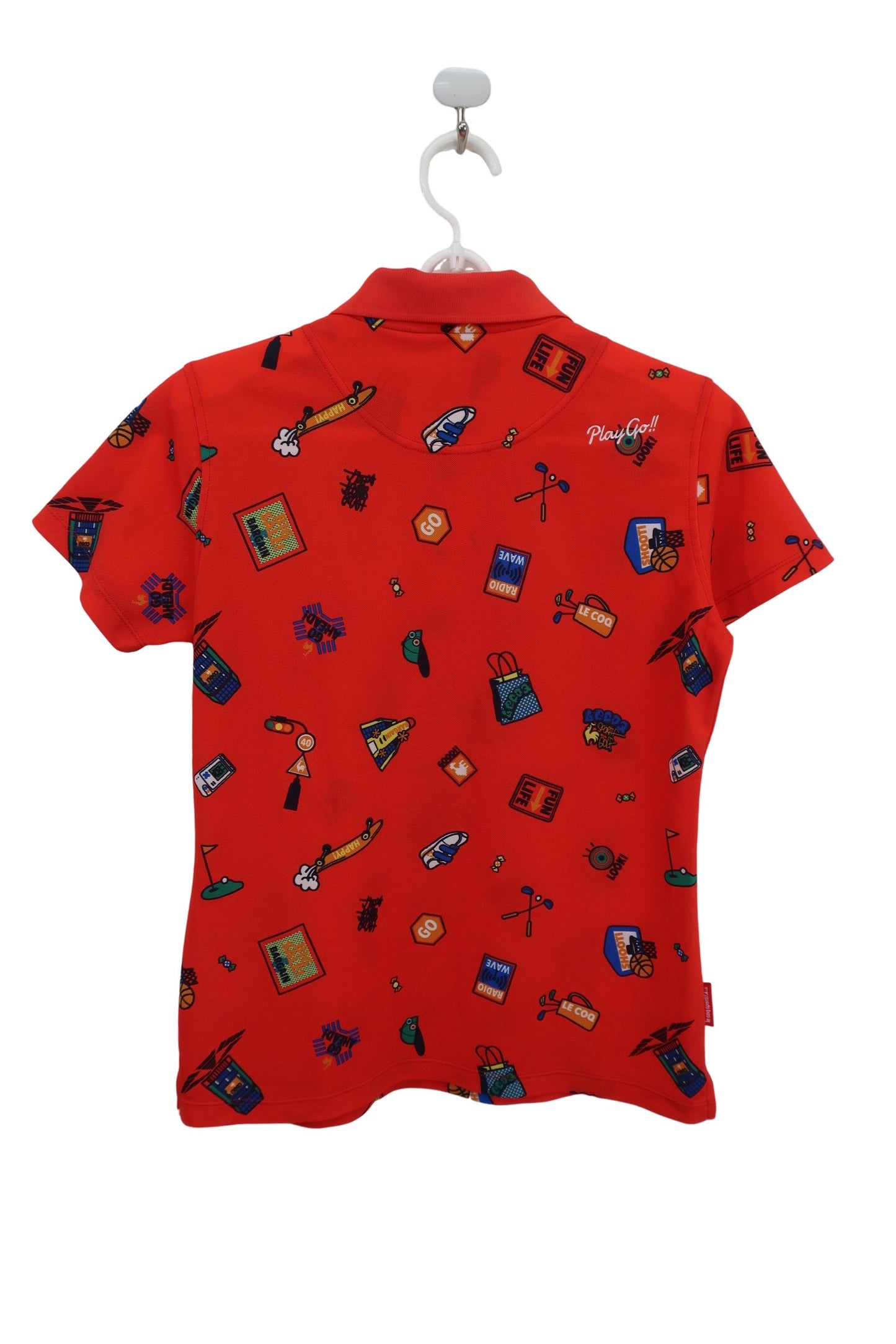 le coq sportif(ルコックスポルティフ) ポロシャツ オレンジ レディース L A