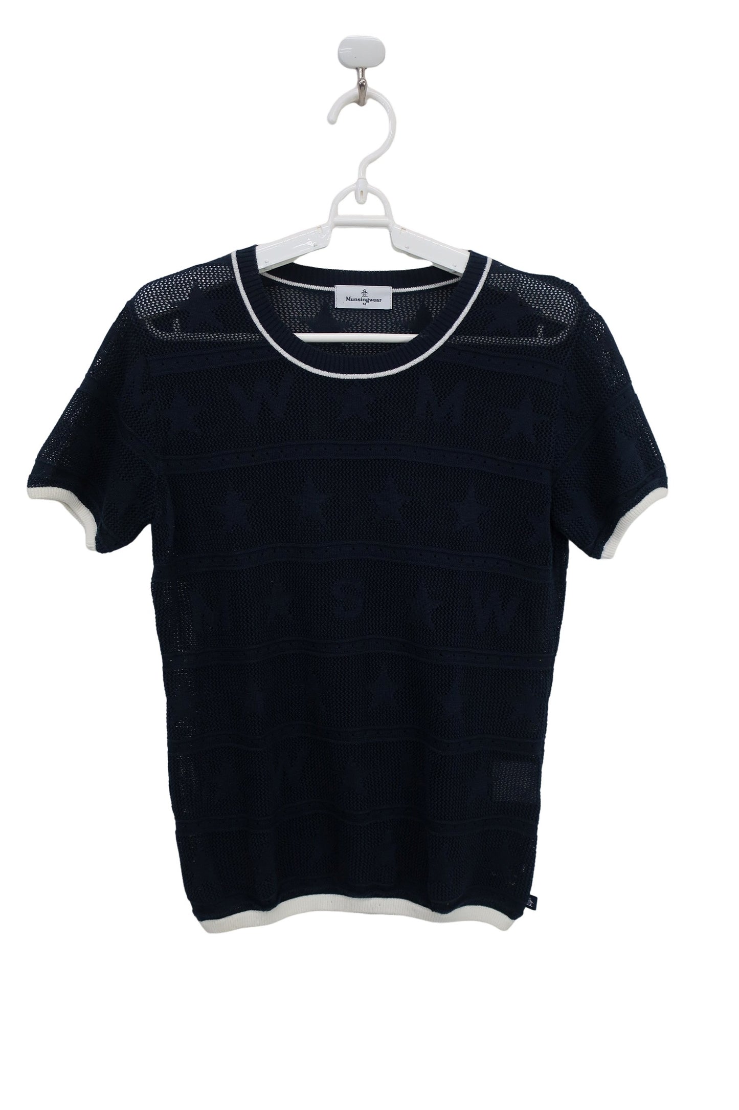 Munsingwear(マンシングウェア) ニットシャツ 黒 レディース M B