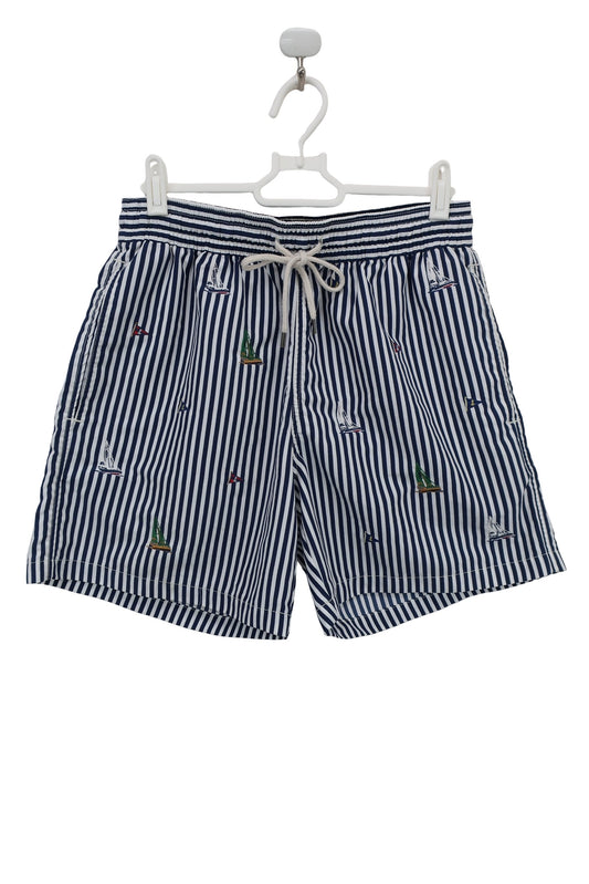 Polo by Ralph Lauren(ポロ ラルフローレン) ハーフパンツ ネイビーホワイトストライプ レディース S A