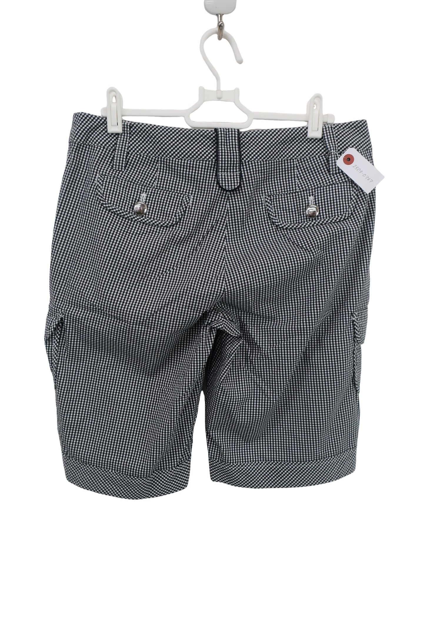 Munsingwear(マンシングウェア) ハーフパンツ 白黒チェック レディース 13 A