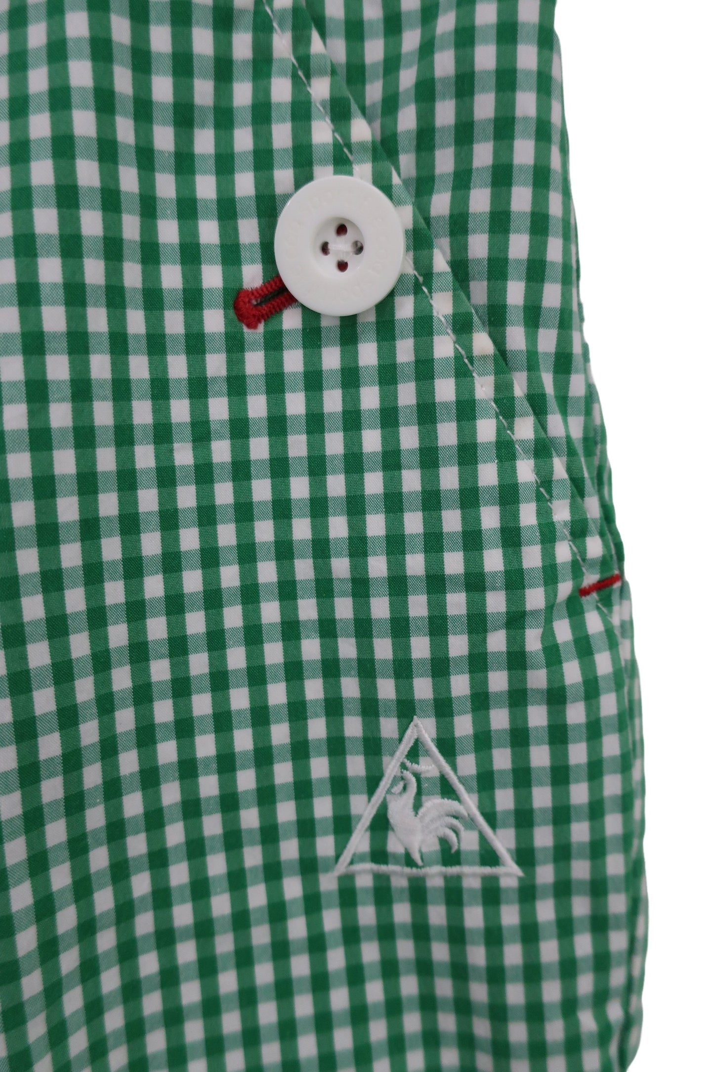 le coq sportif(ルコックスポルティフ) パンツ 緑白チェック レディース 9 A