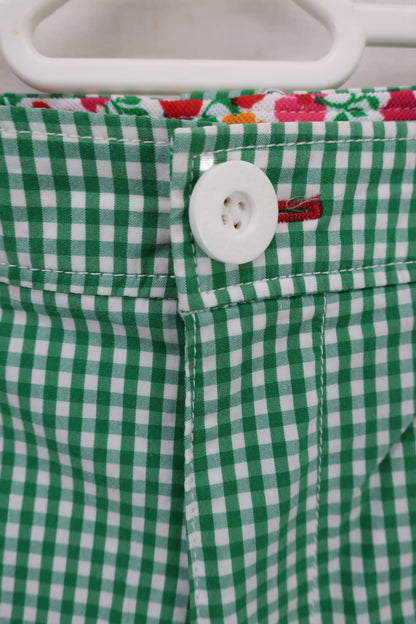 le coq sportif(ルコックスポルティフ) パンツ 緑白チェック レディース 9 A