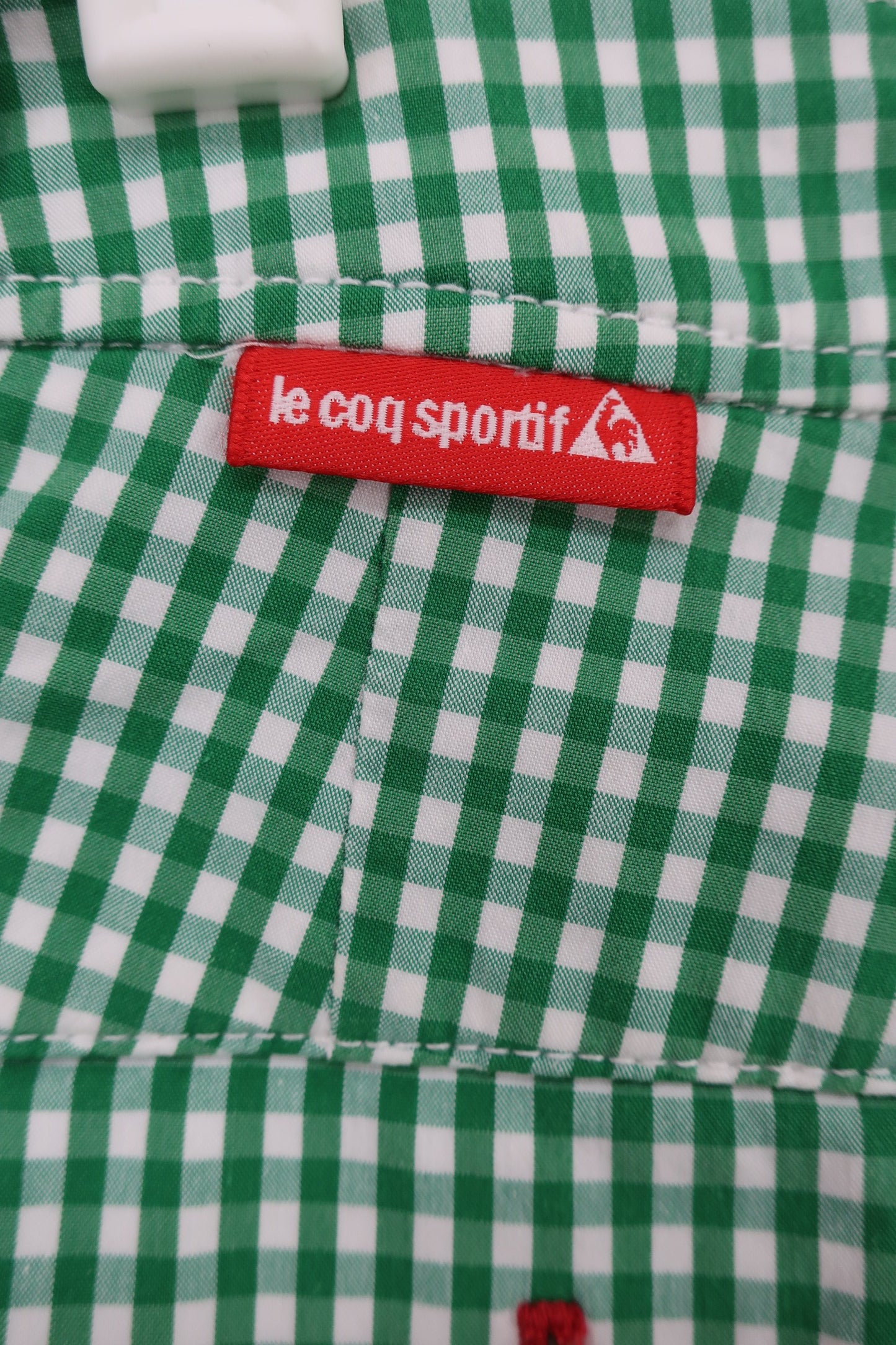 le coq sportif(ルコックスポルティフ) パンツ 緑白チェック レディース 9 A