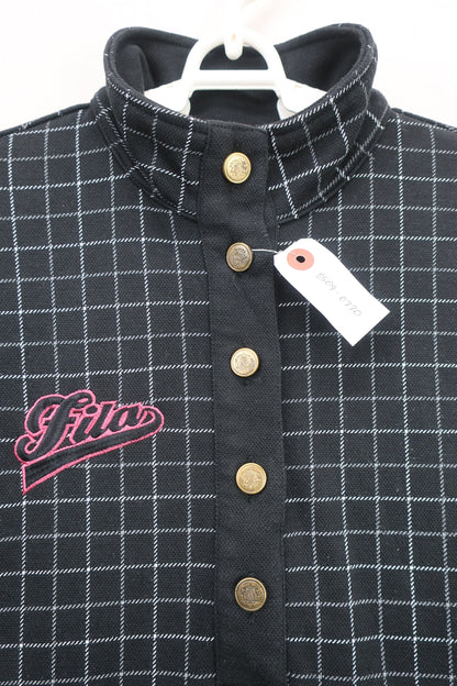FILA GOLF(フィラゴルフ) ワンピース 黒白チェック レディース L A