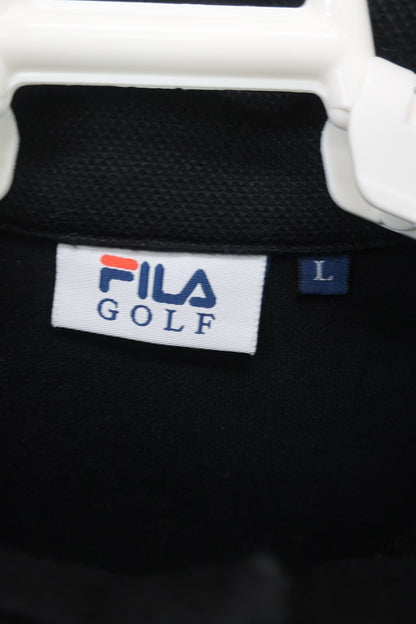 FILA GOLF(フィラゴルフ) ワンピース 黒白チェック レディース L A