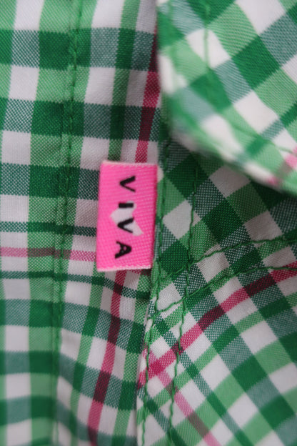 VIVA HEART(ビバハート) パンツ 緑チェック レディース 40 A