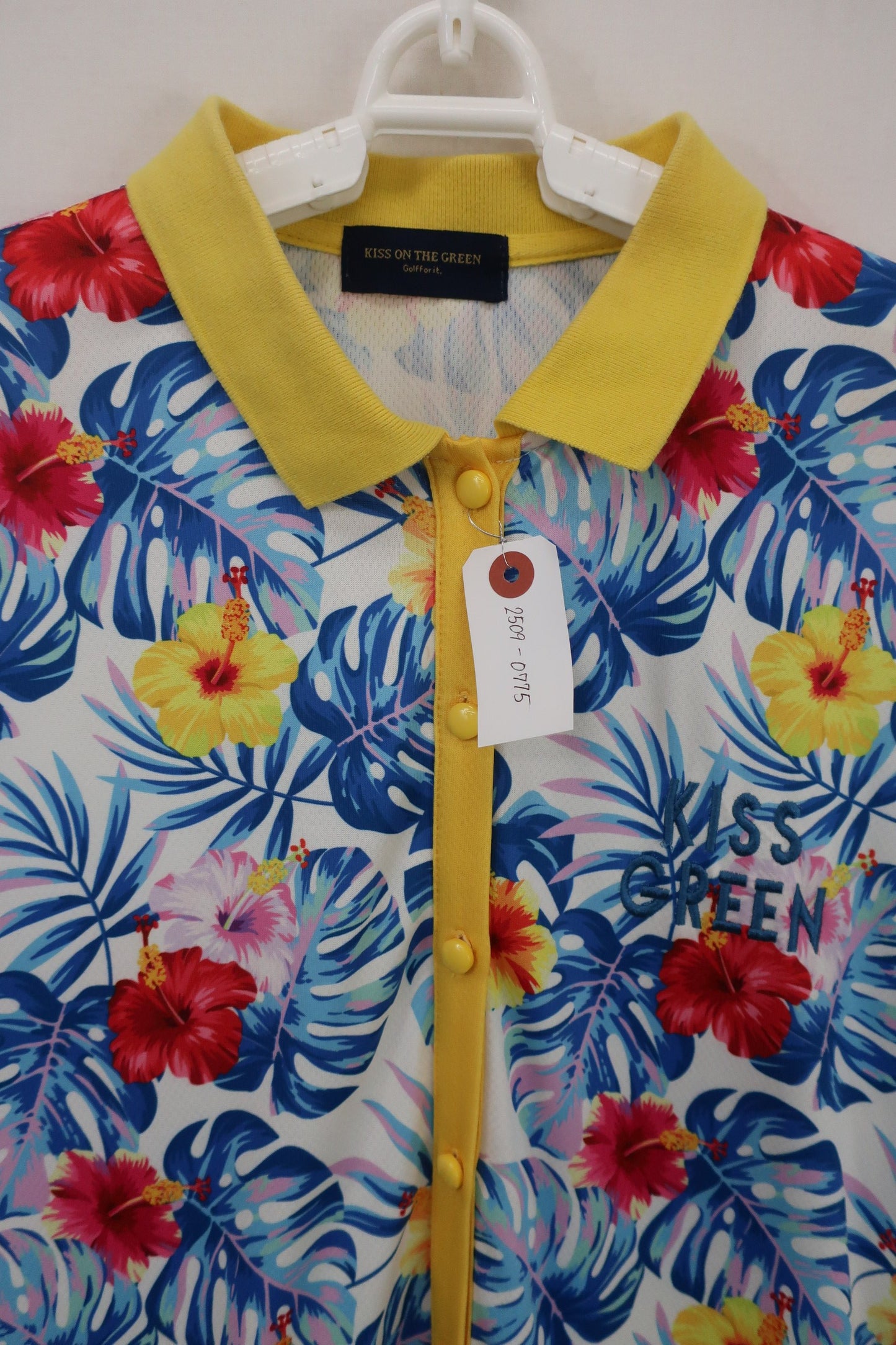 KISS ON THE GREEN(キスオンザグリーン) ワンピース 青花柄総柄 レディース 3 A