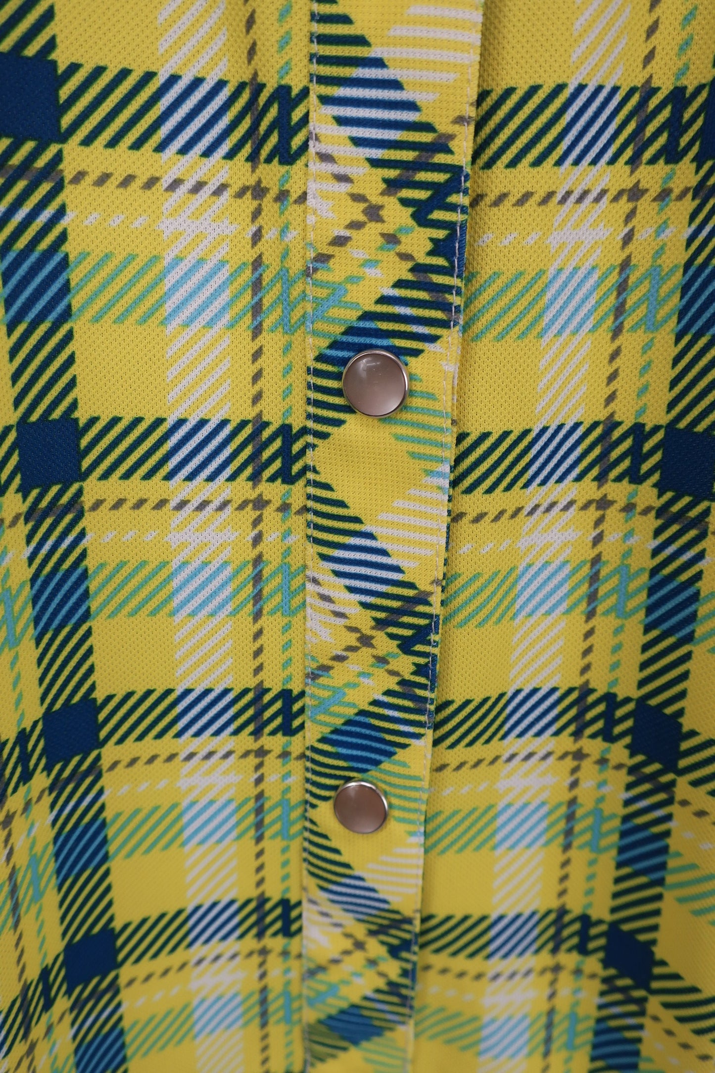 FILA GOLF(フィラゴルフ) ワンピース 黄色青チェック レディース L A