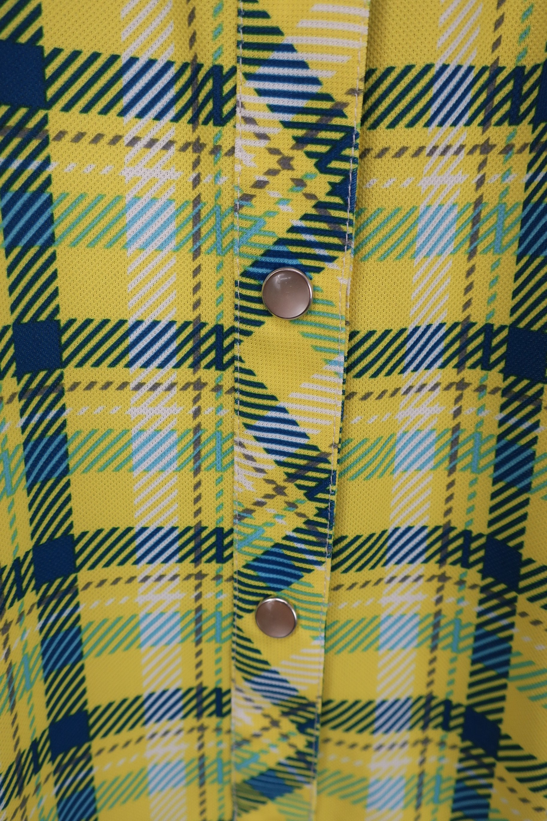 FILA GOLF(フィラゴルフ) ワンピース 黄色青チェック レディース L A