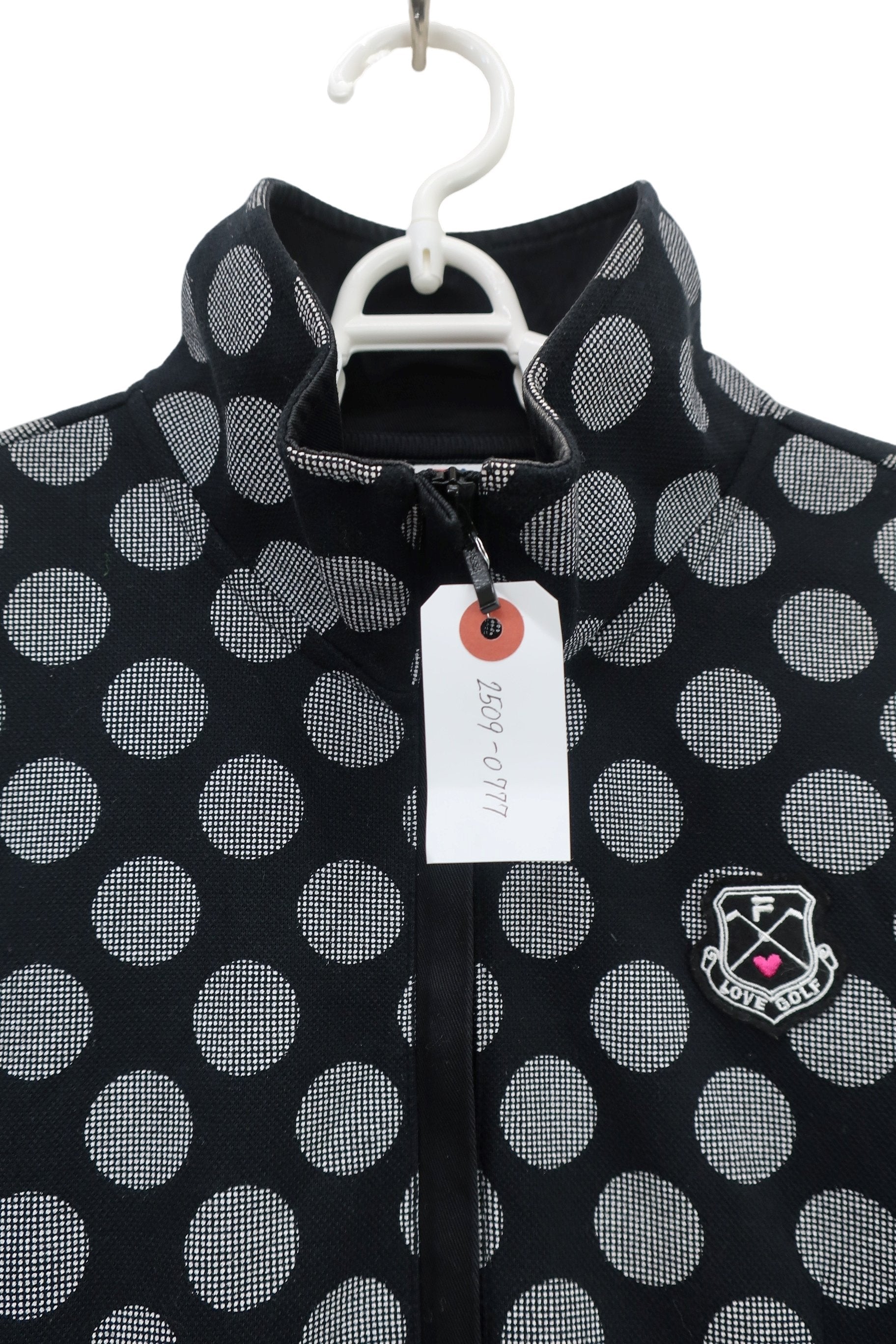 FILA GOLF(フィラゴルフ) ワンピース 黒白水玉柄 レディース L B