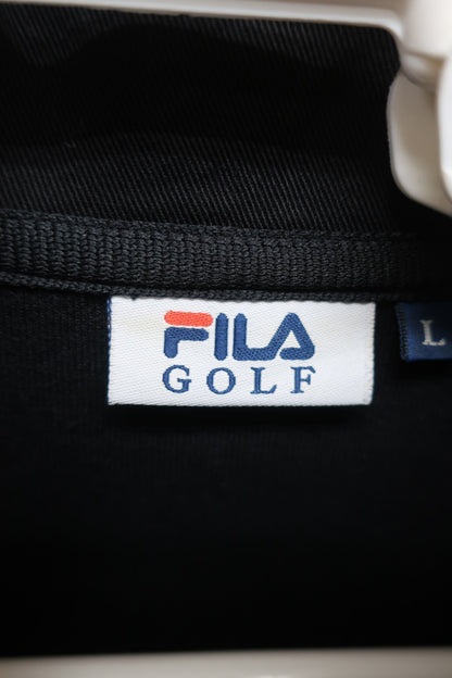 FILA GOLF(フィラゴルフ) ワンピース 黒白水玉柄 レディース L B