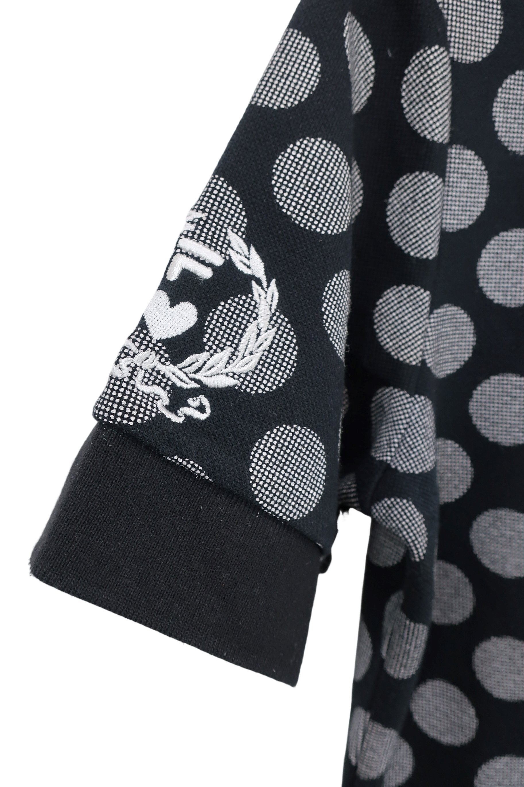 FILA GOLF(フィラゴルフ) ワンピース 黒白水玉柄 レディース L B