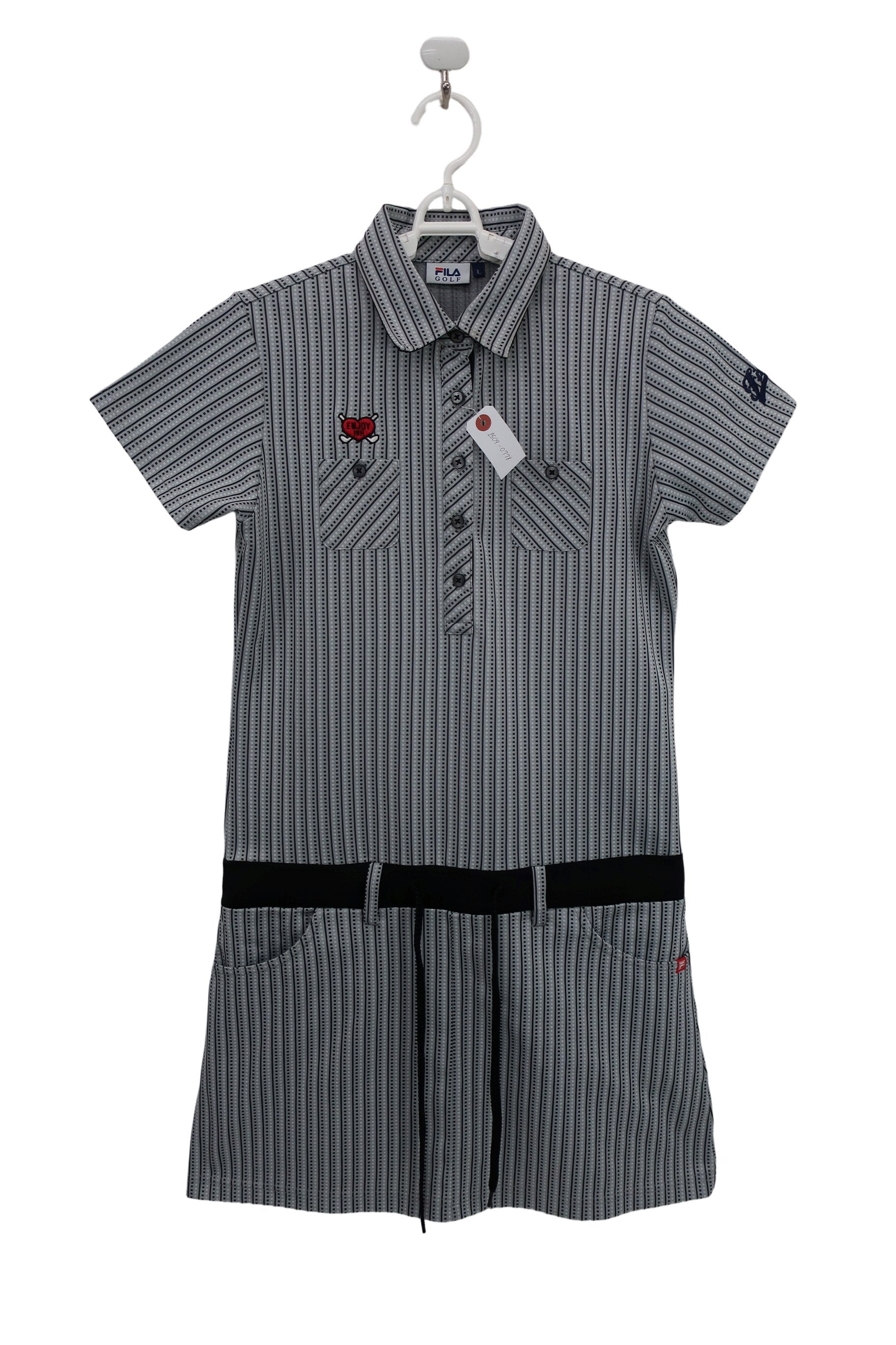 FILA GOLF(フィラゴルフ) ワンピース グレー総柄 レディース L A