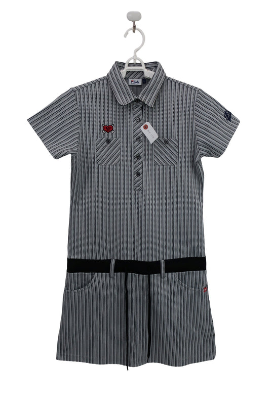 FILA GOLF(フィラゴルフ) ワンピース グレー総柄 レディース L A