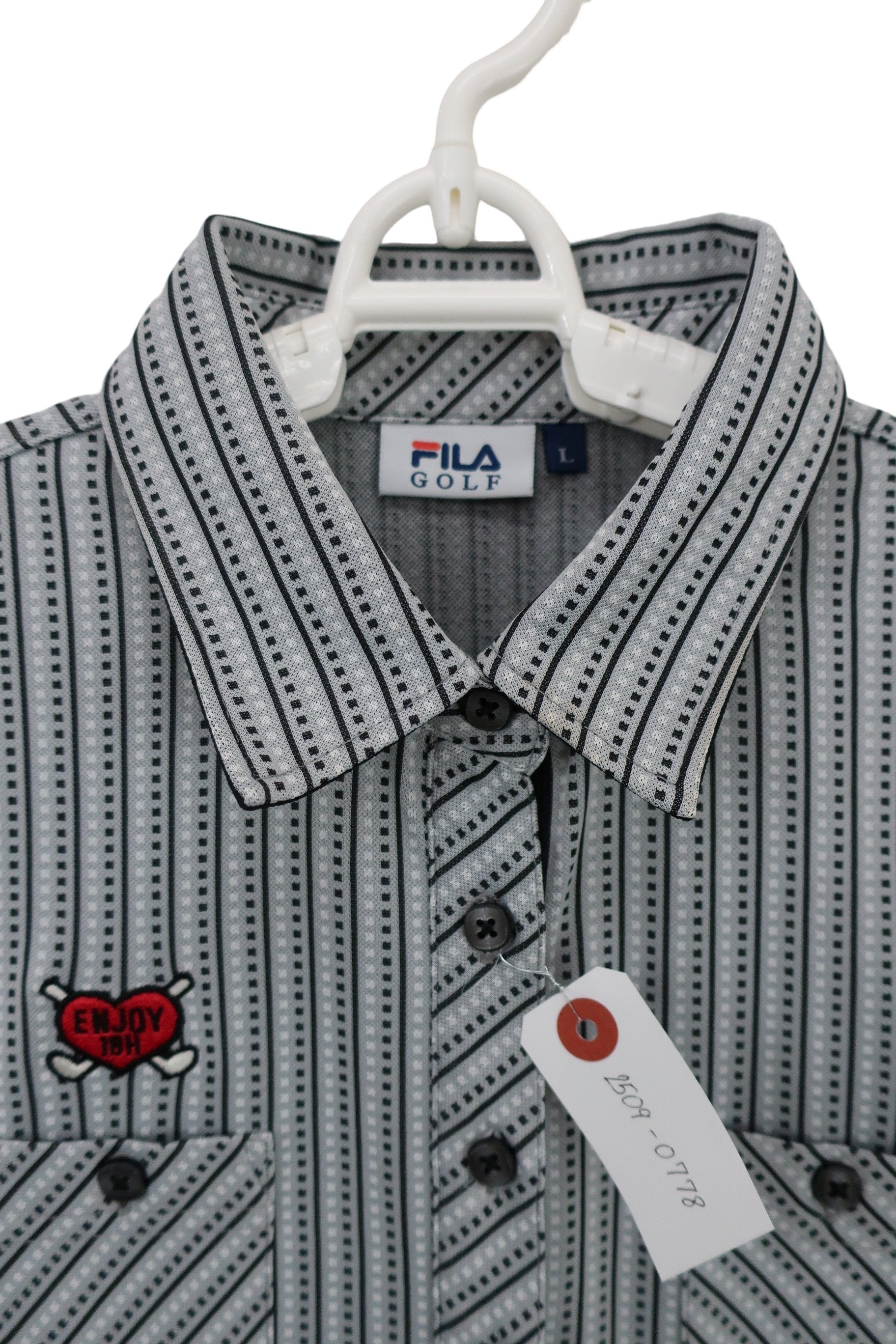 FILA GOLF(フィラゴルフ) ワンピース グレー総柄 レディース L A