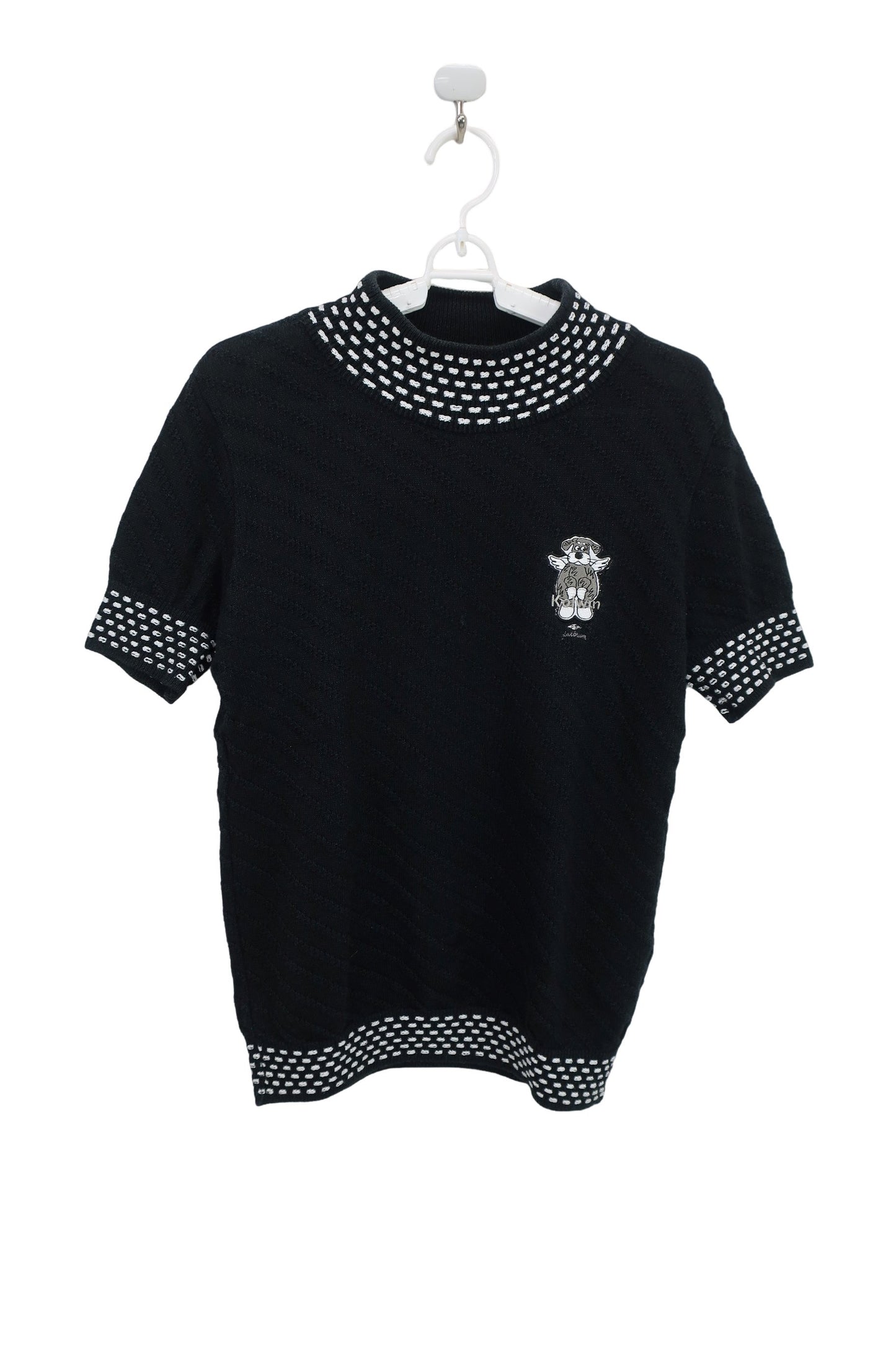 Kolwin(コルウィン) ニットシャツ 黒 レディース M B