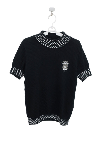 Kolwin(コルウィン) ニットシャツ 黒 レディース M B