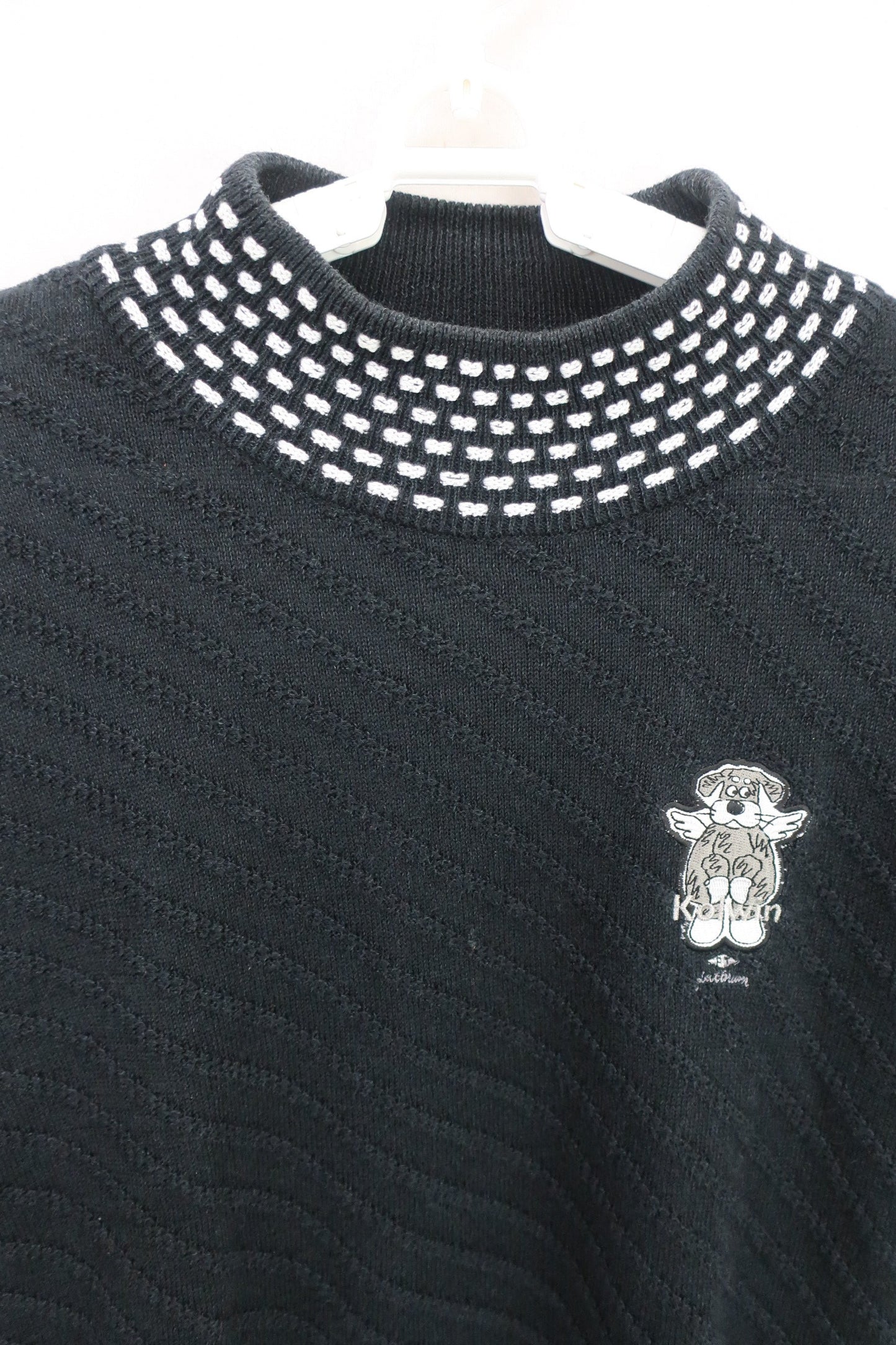 Kolwin(コルウィン) ニットシャツ 黒 レディース M B