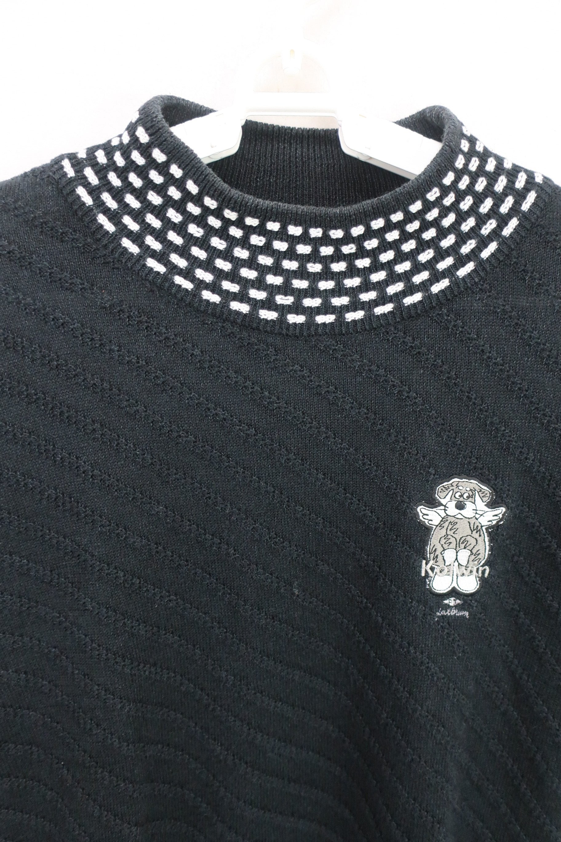 Kolwin(コルウィン) ニットシャツ 黒 レディース M B