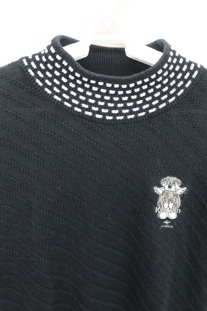 Kolwin(コルウィン) ニットシャツ 黒 レディース M B