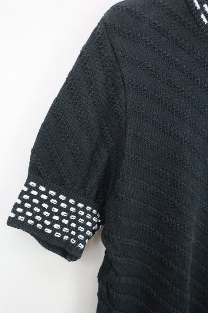 Kolwin(コルウィン) ニットシャツ 黒 レディース M B