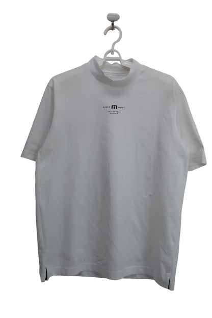 Travis Mathew 半袖モックネックシャツ 白 メンズ L B