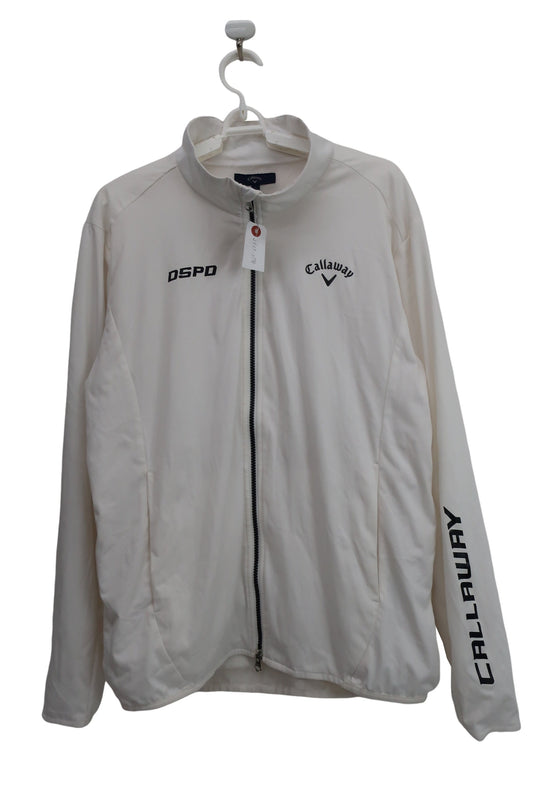 Callaway(キャロウェイ) フルジップジャケット 白 メンズ L 241-0215500 A