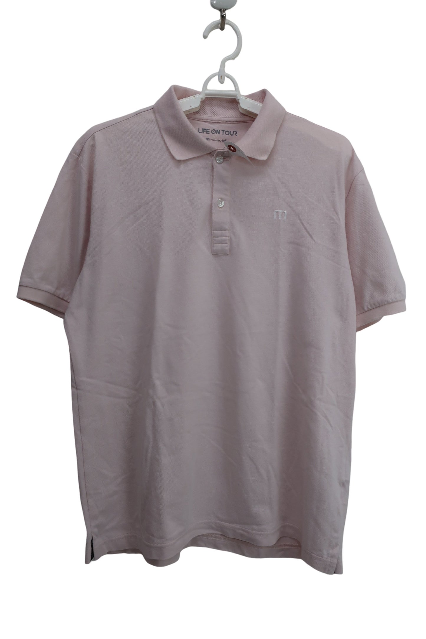 Travis Mathew ポロシャツ 薄ピンク メンズ L B