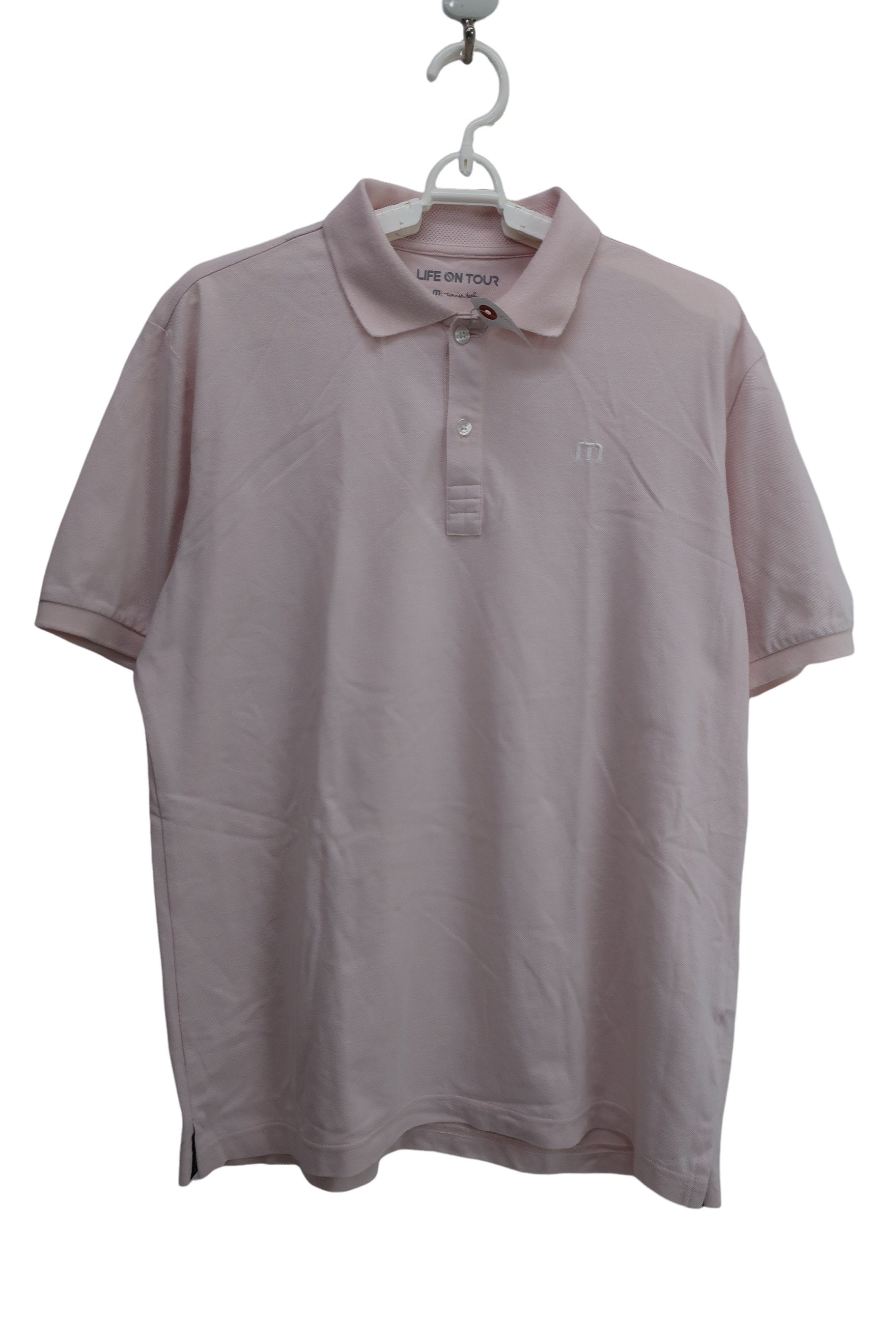 Travis Mathew ポロシャツ 薄ピンク メンズ L B