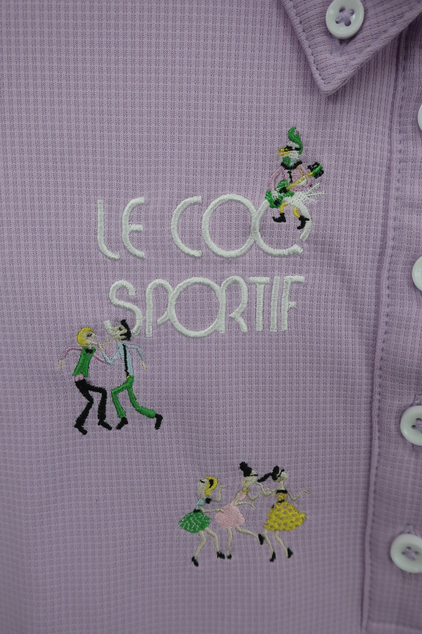 le coq sportif(ルコックスポルティフ) ポロシャツ 紫 レディース M A