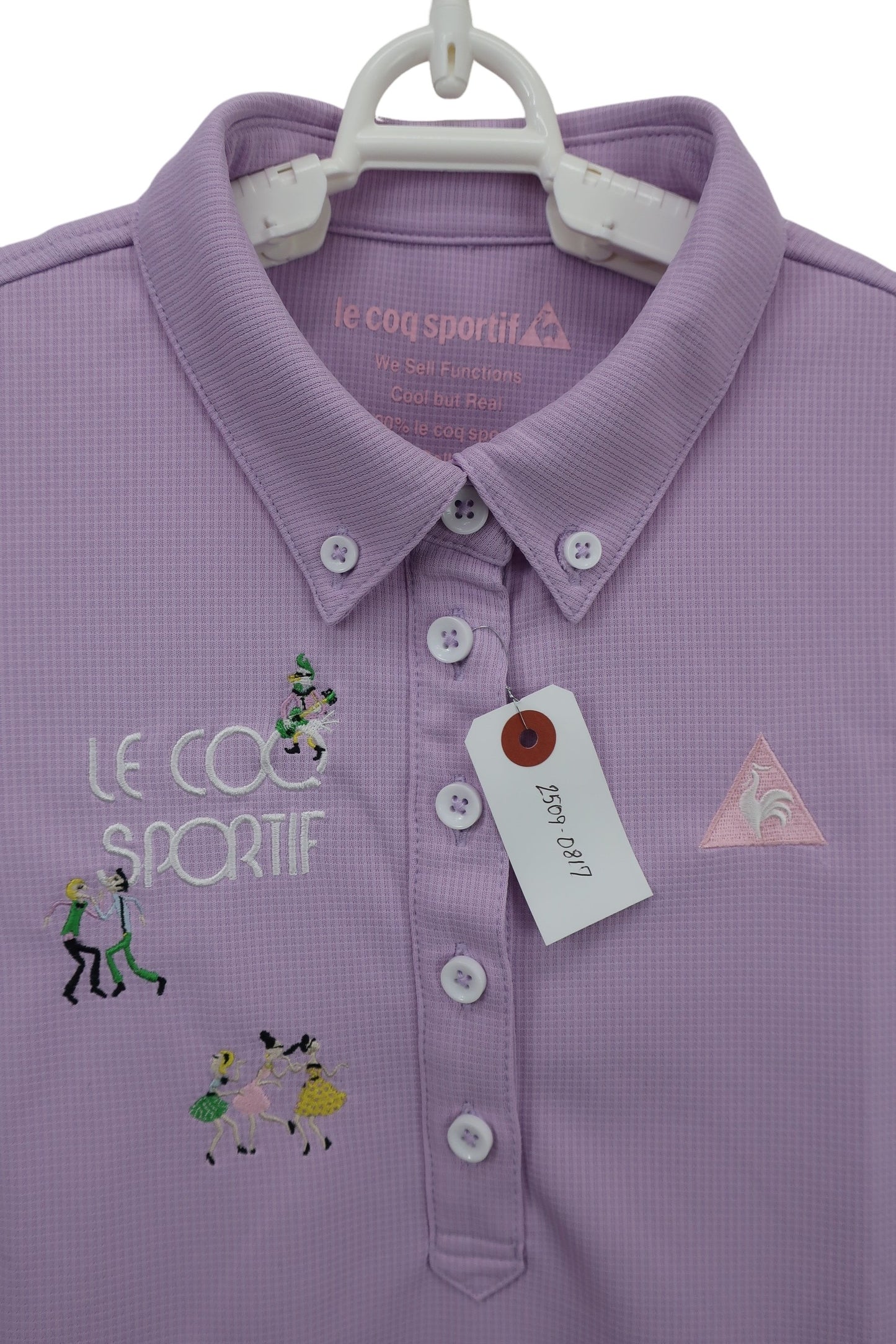 le coq sportif(ルコックスポルティフ) ポロシャツ 紫 レディース M A