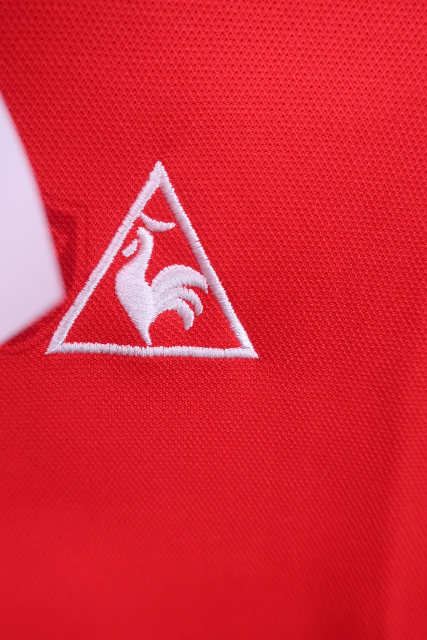 le coq sportif(ルコックスポルティフ) ポロシャツ 赤 レディース M A