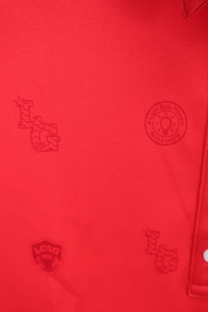 le coq sportif(ルコックスポルティフ) ポロシャツ 赤 レディース M A