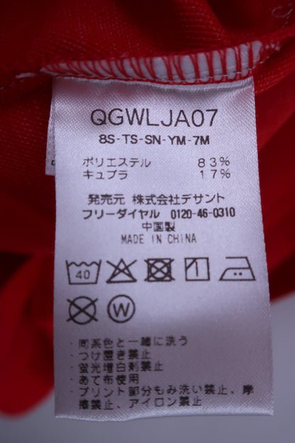 le coq sportif(ルコックスポルティフ) ポロシャツ 赤 レディース M A