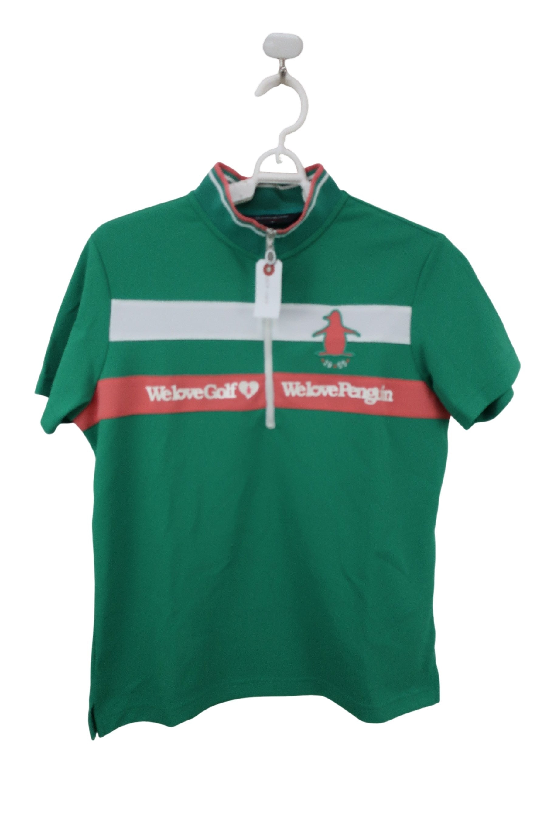 Munsingwear(マンシングウェア) ハーフジップシャツ 緑 レディース M A