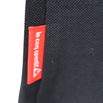 le coq sportif(ルコックスポルティフ) 長袖ポロシャツ 黒ピンク レディース M A