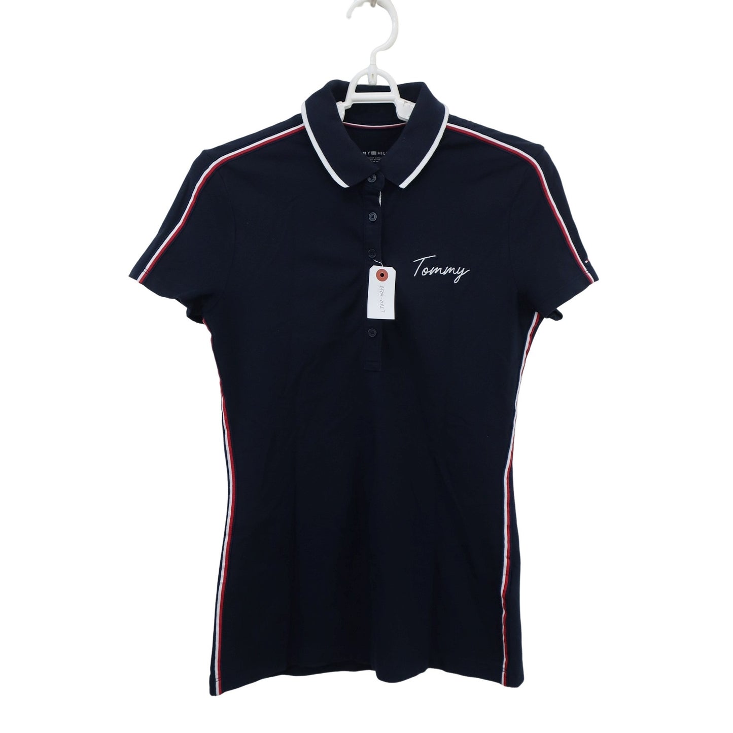 TOMMY HILFIGER(トミーヒルフィガー) ポロシャツ ネイビー レディース XS B