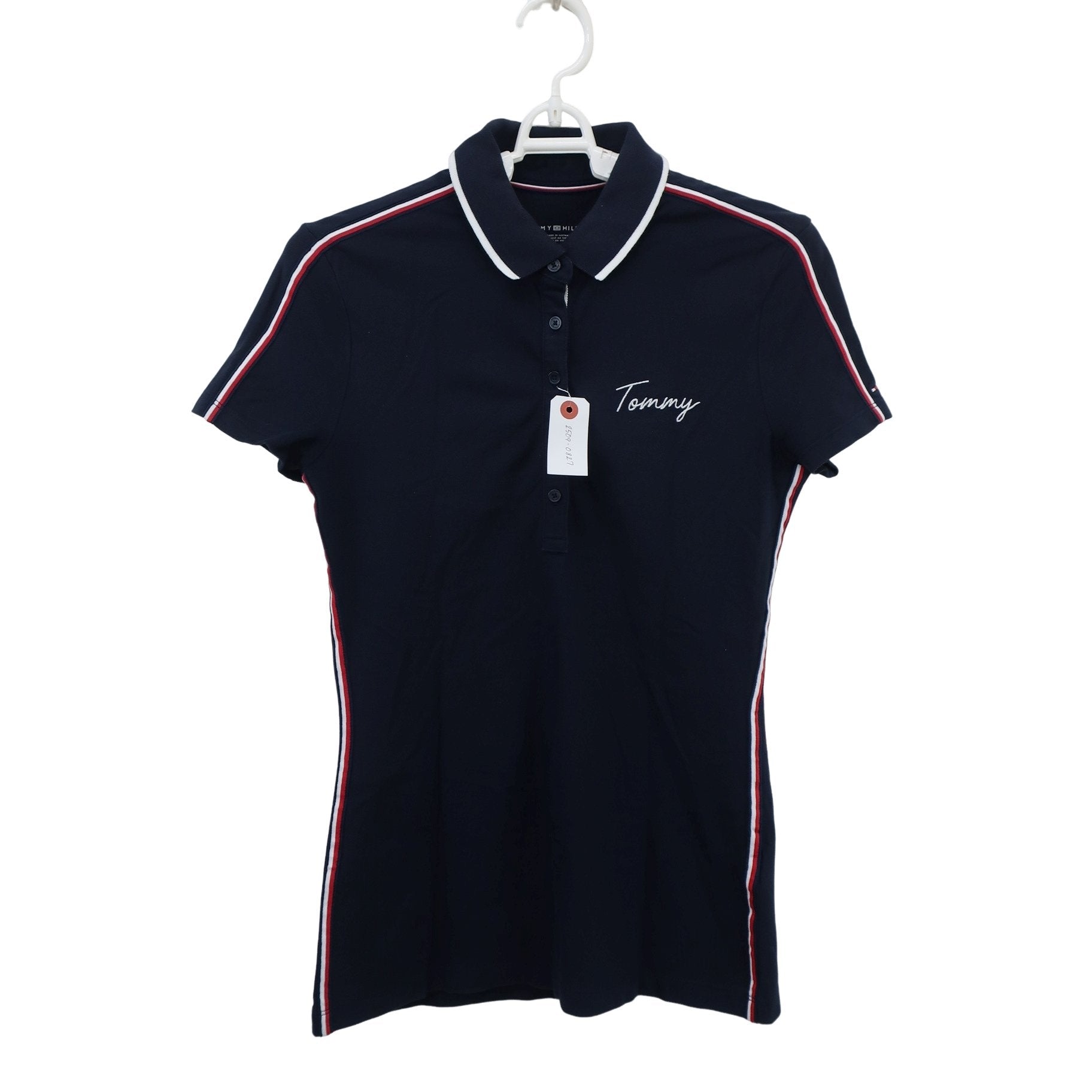TOMMY HILFIGER(トミーヒルフィガー) ポロシャツ ネイビー レディース XS B