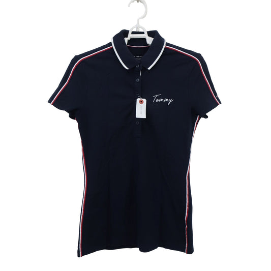 TOMMY HILFIGER(トミーヒルフィガー) ポロシャツ ネイビー レディース XS B